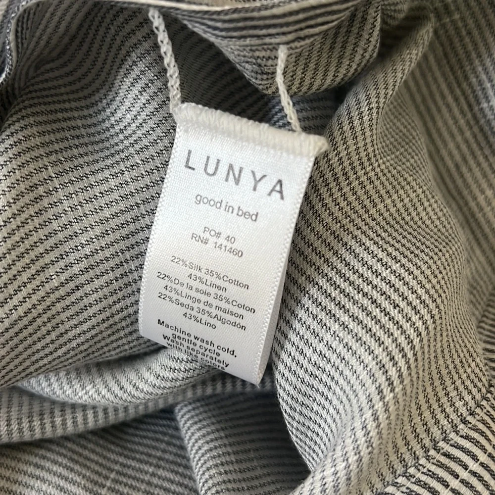 NWOT Lunya Silk Cotton Linen Sleep Shorts - sz XL